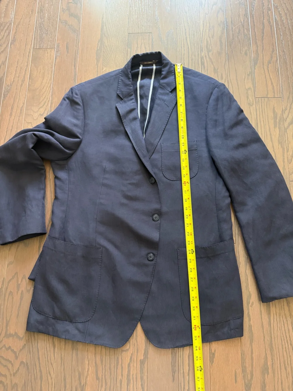 PAUL STUART Linen Silk Unlined 3-button Sport Coat Jacket Size 48 Tall/ Long